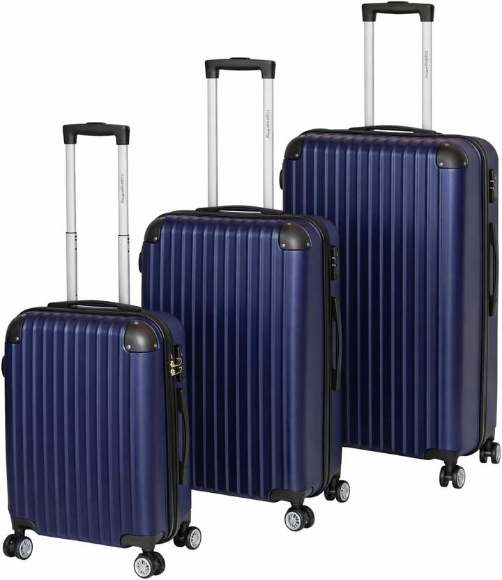 Hardside Durable Luggage Set with Built-in TSA Lock - Stylish and Secure Travel Suitcases - Lightweight Suitcases for Travelling with 4 Universal Wheels